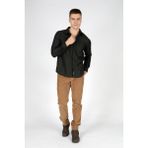 Lee Cooper Frans Erkek Dokuma Uzun Kol Gömlek Siyah - 2XL