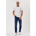 Lee Cooper Gael Erkek %100 Pamuk O Yaka T-shirt Beyaz