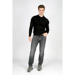 Lee Cooper Gino Erkek Polo Yaka Triko Kazak Siyah
