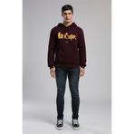 Lee Cooper Greg Erkek Kapüşonlu Sweatshirt Mürdüm