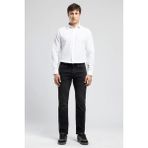 Lee Cooper Harry Erkek Straıght Normal Kesim Normal Bel Düz Paça Jean Pantolon Gri - Antrasit - 34 - 30
