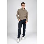 Lee Cooper Harry Erkek Straıght Normal Kesim Normal Bel Düz Paça Jean Pantolon Mavi - Antrasit - 32 - 34