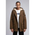 Lee Cooper Igor Erkek Kapüşonlu Mont Haki - 2XL