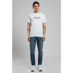 Lee Cooper Ivo Erkek O Yaka T-Shirt Çağla Yeşili - XL - Beyaz