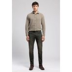 Lee Cooper Jagger Erkek Slım Straıght Dar Kesim Normal Bel Düz Paça Jean Pantolon Haki - Yeşil - 36 - 32