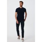 Lee Cooper Jagger Erkek Slım Straıght Dar Kesim Normal Bel Düz Paça Jean Pantolon Mavi - Koyu Gri - 29 - 32