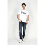 Lee Cooper Jagger Erkek Slım Straıght Dar Kesim Normal Bel Düz Paça Jean Pantolon Mavi - Koyu Mavi - 31 - 32
