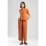 Lee Cooper Janet Kısa Kol Bluz Kahverengi, S, 262 LCF 242004, KAHVERENGİ, Kadın