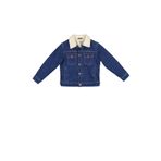 Lee Cooper Jasper Erkek Çocuk Kürklü Ceket Denim