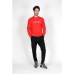 Lee Cooper Jeffrey Erkek O Yaka Sweatshirt Kırmızı