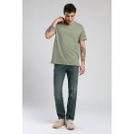 Lee Cooper Jonat Erkek %100 Pamuk V Yaka T-Shirt Haki