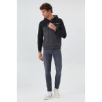 Lee Cooper Juno Erkek Kapüşonlu Sweatshırt Siyah - Antrasit