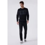 Lee Cooper K24 241036 8101 Siyah Snowy Erkek Kazak