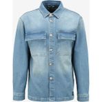 Lee Cooper Karela Erkek %100 Pamuk Jean Gömlek Heimdall Blue Light - Mavi