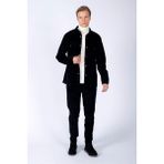 Lee Cooper Karelas Erkek Dokuma Uzun Kol Gömlek Siyah - 2XL