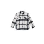 Lee Cooper Lays Kadın %100 Pamuk Dokuma Gömlek Siyah - Beyaz
