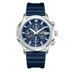 Lee Cooper Lc08238.399 Silikon Kordon Metal Kasa 5 Atm Suya Dayanıklı Lacivert Renk Erkek Kol Saati