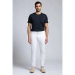 Lee Cooper London Normal Bel Dar Konik Kesim Daralan Paça Beyaz Erkek Jean Pantolon - 29