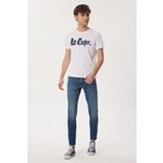 Lee Cooper Londonlogo Erkek %100 Pamuk O Yaka T-shirt Beyaz-l