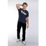 Lee Cooper Londonlogo Erkek %100 Pamuk O Yaka T-shirt Lacivert
