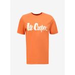 Lee Cooper Londonlogo Erkek %100 Pamuk O Yaka T-Shirt Oranj - Turuncu