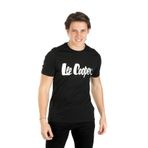 Lee Cooper Londonlogo Erkek %100 Pamuk O Yaka T-shirt Siyah