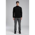 Lee Cooper Luke Erkek Dik Yaka Sweatshirt Siyah - XL