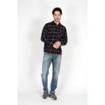 Lee Cooper Lupin Erkek Dokuma Gömlek Lacivert - XL - Mavi