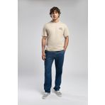 Lee Cooper Marcia Erkek %100 Pamuk O Yaka T-Shirt Bej