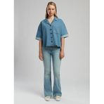 Lee Cooper Mavi Kadın Denim Gömlek 252 LCF 141002 BOHO DENIM