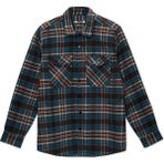 Lee Cooper Merlin Erkek Dokuma Uzun Kol Gömlek Kahve-Oranj Ekoseli - 2XL