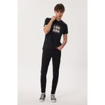Lee Cooper Michael Erkek %100 Pamuk O Yaka T-Shirt Siyah