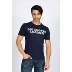 Lee Cooper Mike Erkek %100 Pamuk O Yaka T-shirt Lacivert