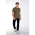 Lee Cooper Miles Erkek %100 Pamuk Pike Polo Yaka T-Shirt Haki