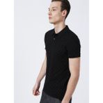 Lee Cooper Mixed Erkek %100 Pamuk Polo Yaka T-Shirt Siyah