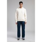 Lee Cooper Nathan Erkek Kapüşonlu Sweatshirt Ekru
