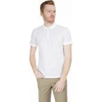 Lee Cooper Nature Erkek %100 Pamuk Baskılı Polo Yaka T-shirt Beyaz