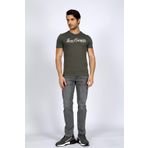 Lee Cooper Nero Erkek %100 Pamuk O Yaka T-shirt Haki