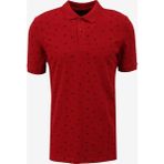 Lee Cooper Newandy Erkek %100 Pamuk Polo Yaka T-Shirt Koyu Kırmızı