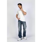 Lee Cooper Newandy Erkek %100 Pamuk Polo Yaka T-shirt Off White