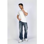 Lee Cooper Newandy Erkek %100 Pamuk Polo Yaka T-shirt Off White