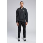 Lee Cooper Newblend Erkek Polo Yaka Sweatshirt Kahve-Melanj