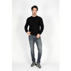 Lee Cooper Newdwade Erkek O Yaka Sweatshirt Siyah