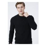 Lee Cooper Newdwade Siyah V Yaka Erkek Sweatshirt