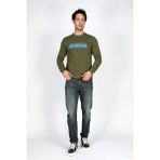 Lee Cooper Noah Erkek O Yaka Sweatshirt Haki