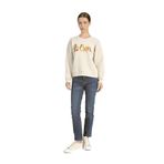 Lee Cooper O Yaka Baskılı Sweatshirt, M, 5003203535, Siyah, kadın