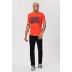 Lee Cooper Patrice Erkek %100 Pamuk O Yaka T-Shirt Mercan