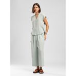Lee Cooper Patty Crop Pantolon Yeşil, L, 262 LCF 221009, YEŞİL, Kadın
