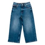 Lee Cooper Pearl Normal Bel Bol Kesim Geniş Paça Francesca Mid Kız Çocuk Jean Pantolon