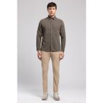 Lee Cooper Pierce Normal Bel Dar Kesim Düz Paça Bej Erkek Pantolon